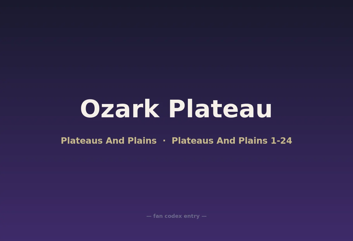 Ozark Plateau