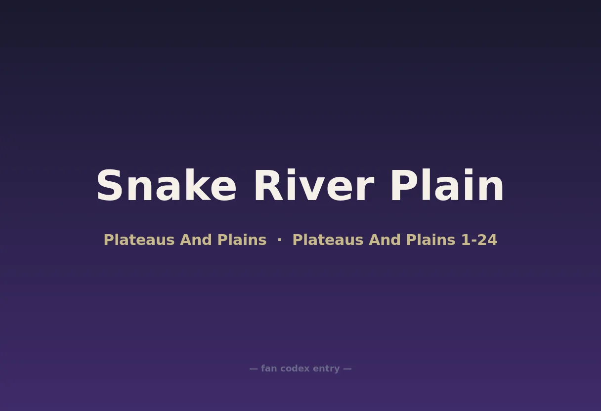 Snake River Plain